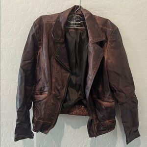 Kut from the Kloth Chocolate Leather Jacket